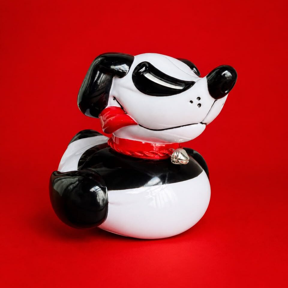 GamDouDuck × Chaigo the Stray — Black & White Colorway