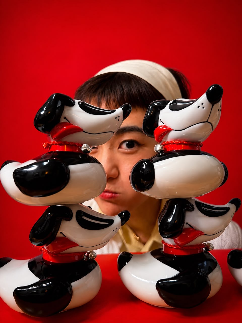 GamDouDuck × Chaigo the Stray — Black & White Colorway - Image 7